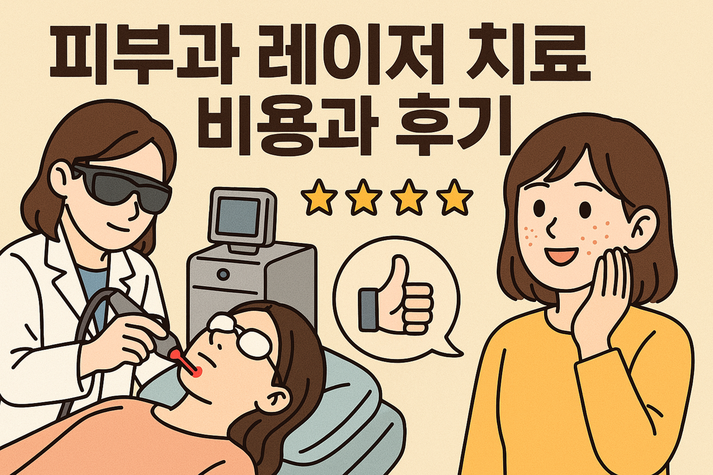 피부과 레이저 치료 비용과 후기