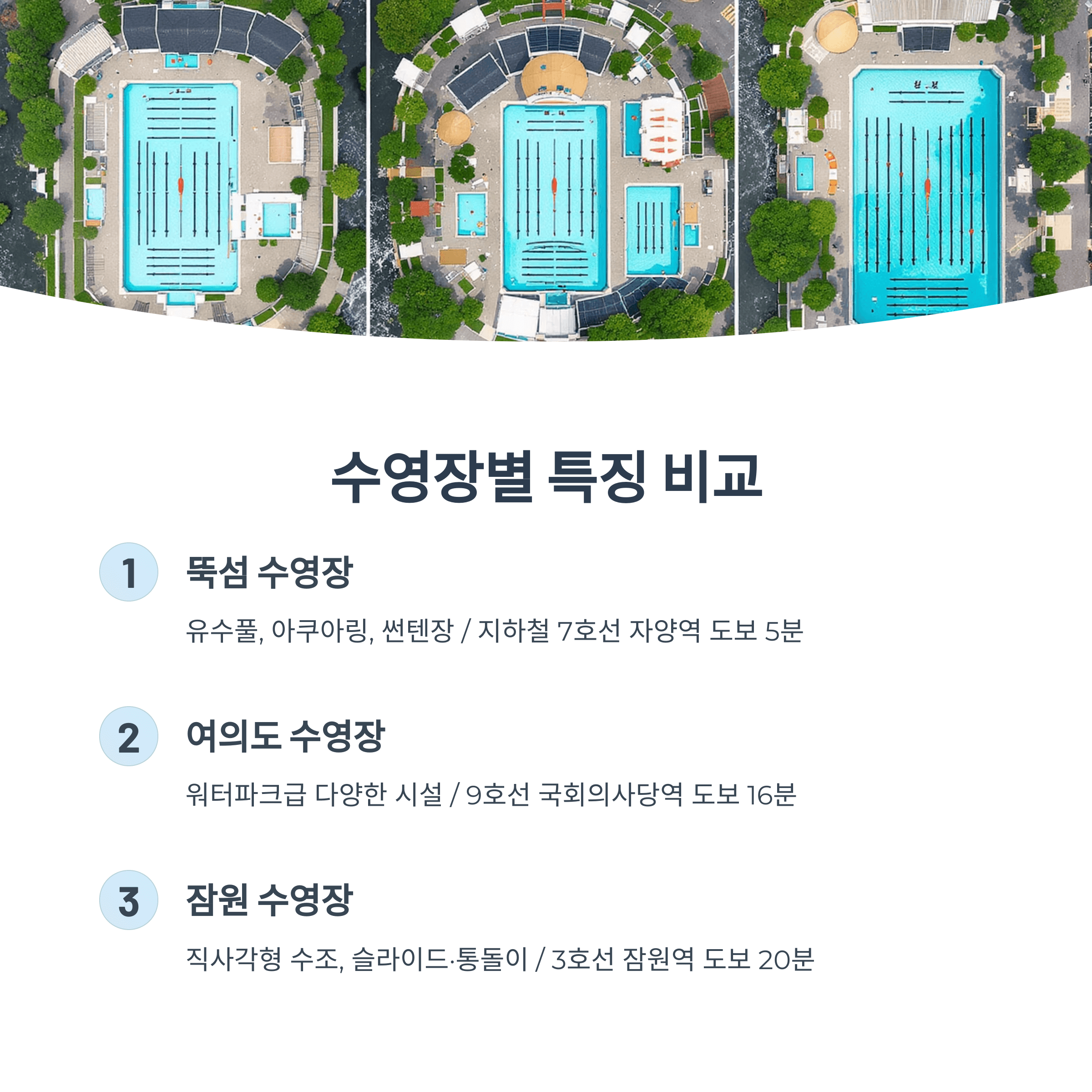 한강 수영장 개장일 및 시즌권 안내