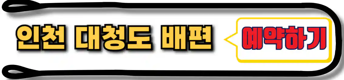 대청도 배편 예약