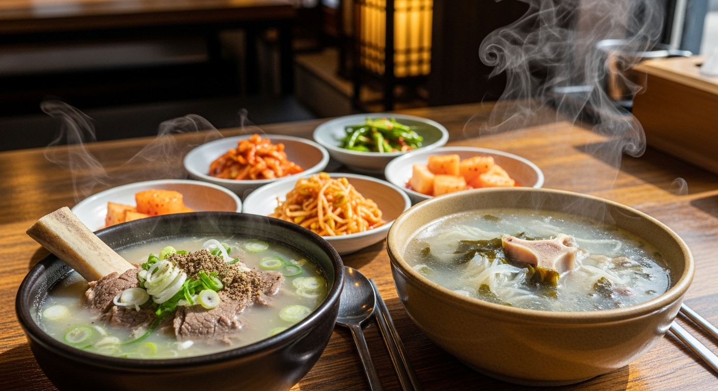 곰탕+도가니탕