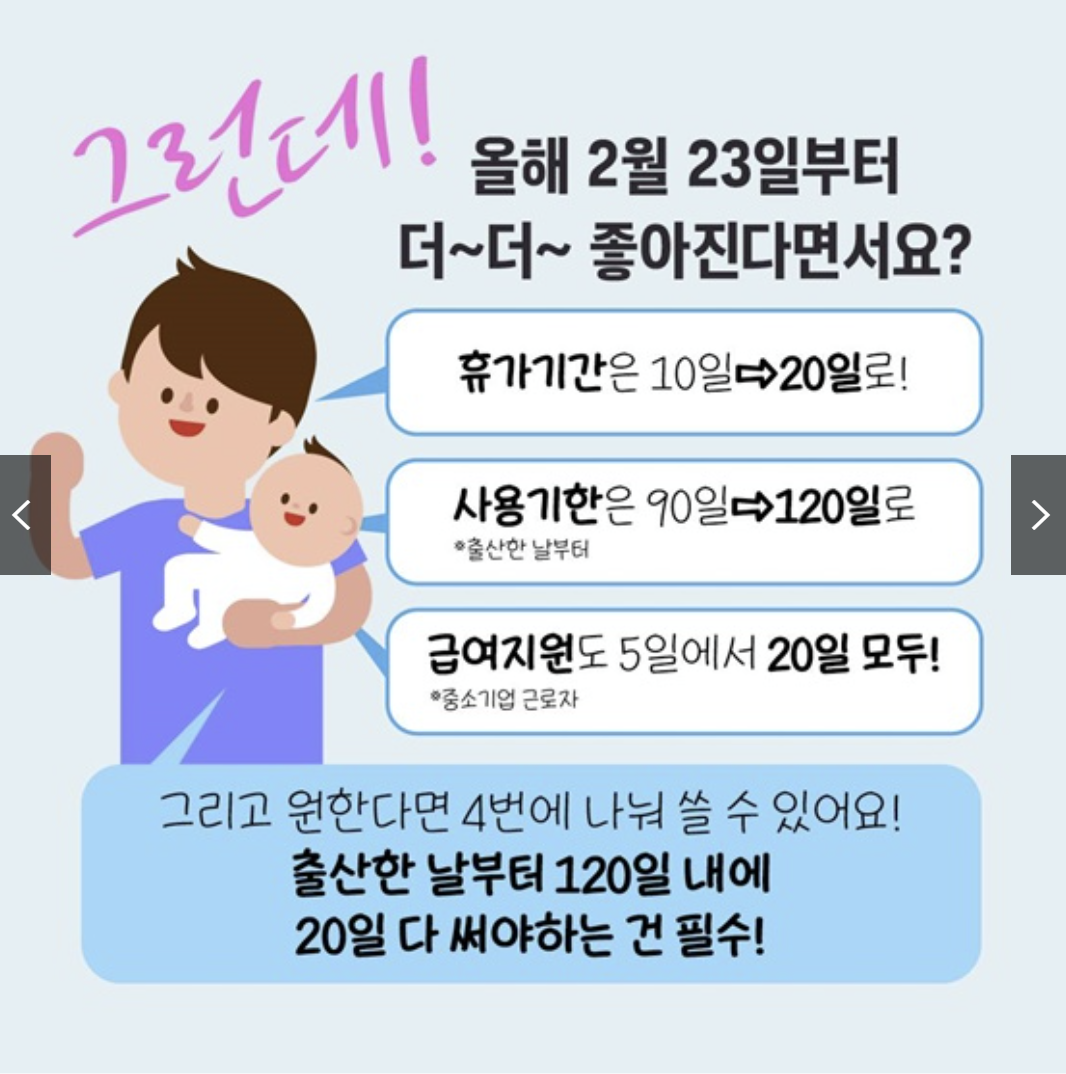 배우자 출산 휴가 제도