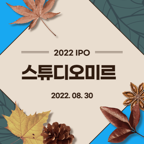  [2022년 IPO 예비심사기업] 스튜디오미르(STUDIO MIR Co., Ltd.)