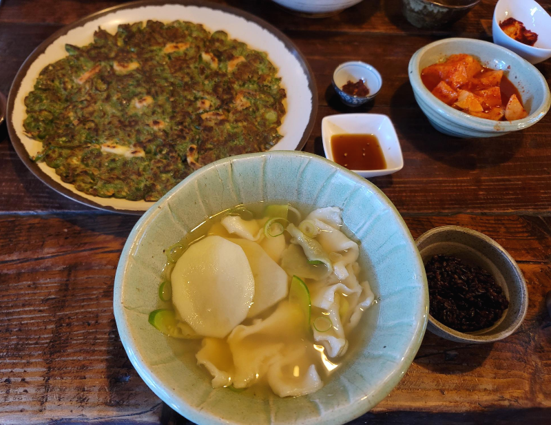 수제비와 고추전