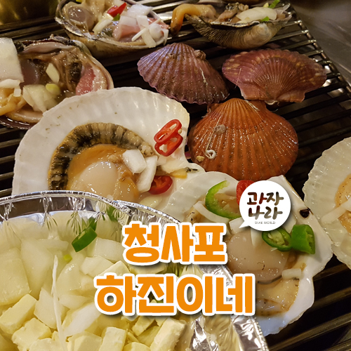  부산 청사포 조개구이 맛집 하진이네 댕겨옴