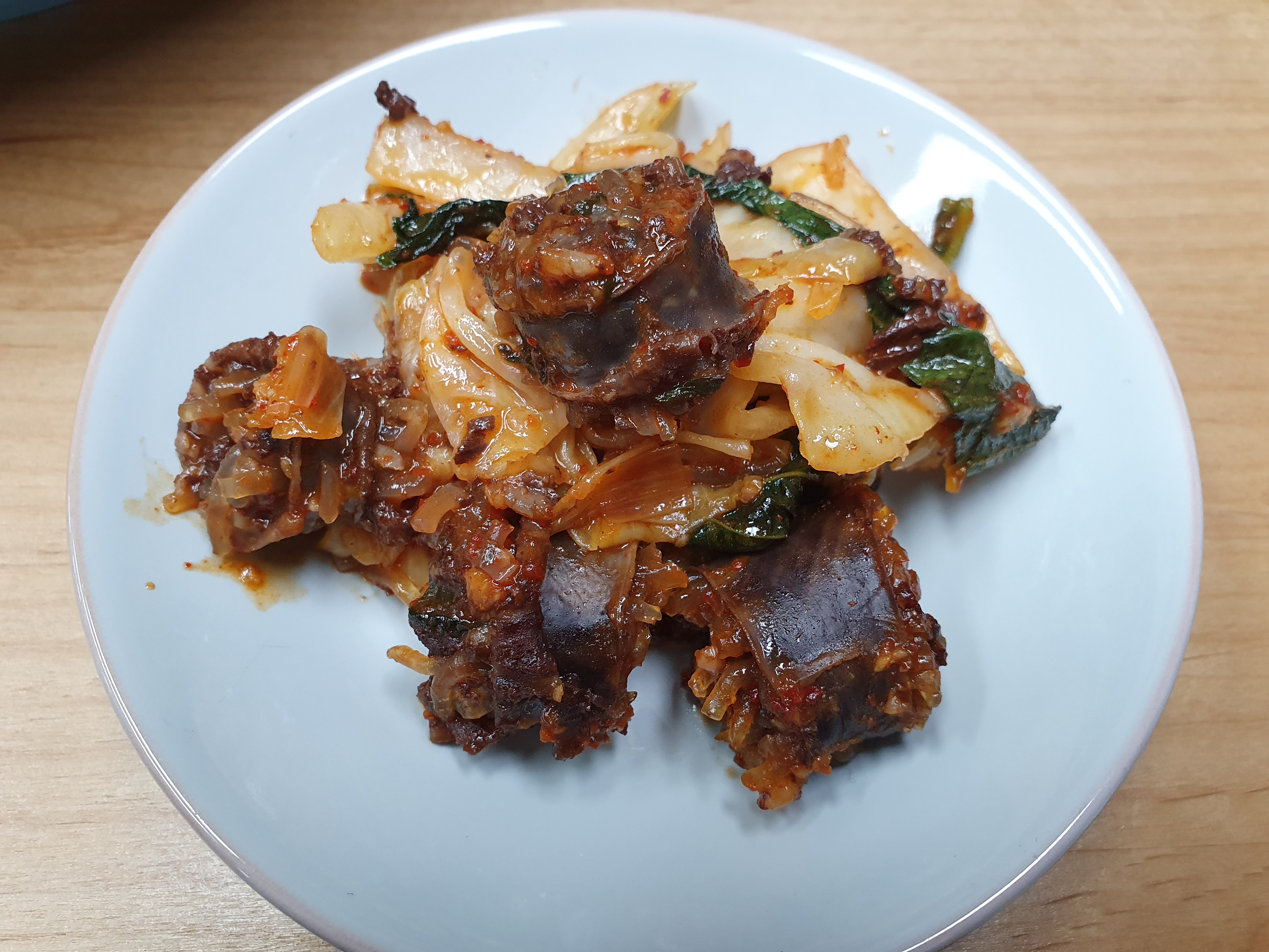  백종원 순대볶음 만들기