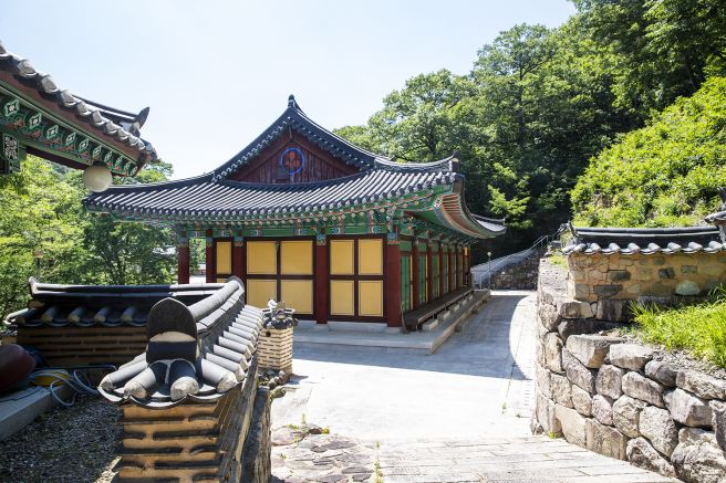 옛 고운사의 전경