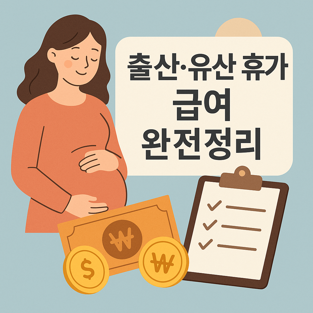 출산·유산 휴가 급여 완전정리