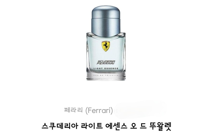  남자 향수 순위