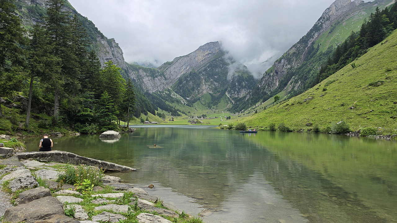 제알프제(Seealpsee) 호수 도착