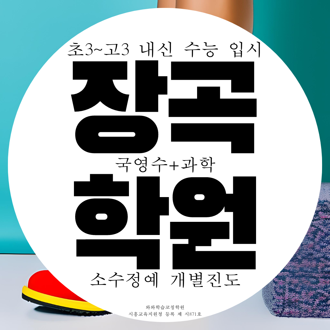  시흥 장곡동 와와학습코칭센터 장곡점 국영수 과학 물리 화학학원