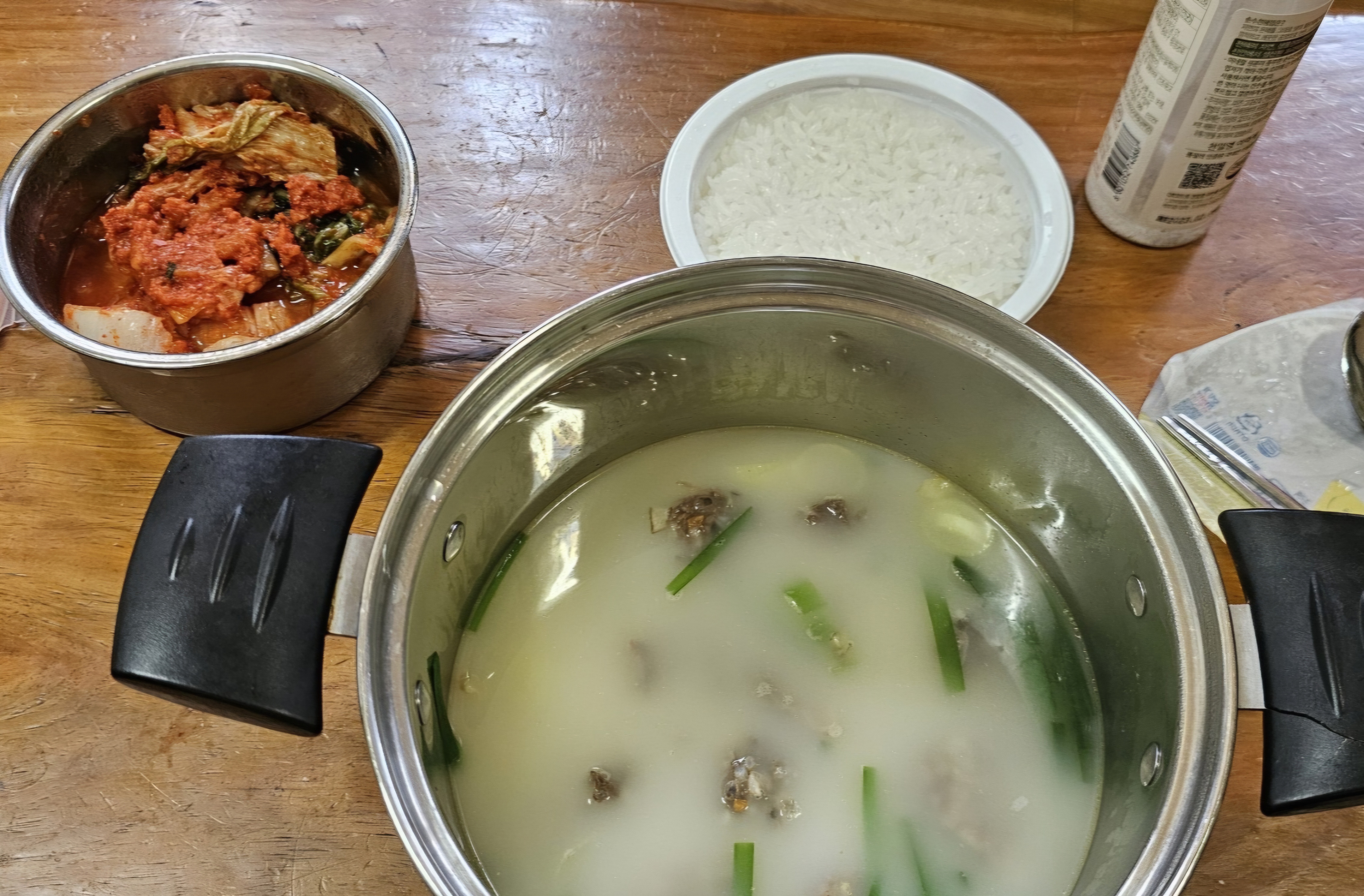 순대와 순대내장으로 순대국밥 만들기