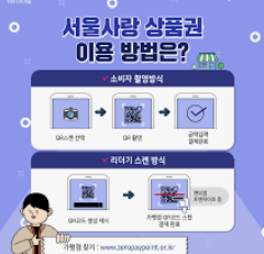 서울사랑상품권 사용하기