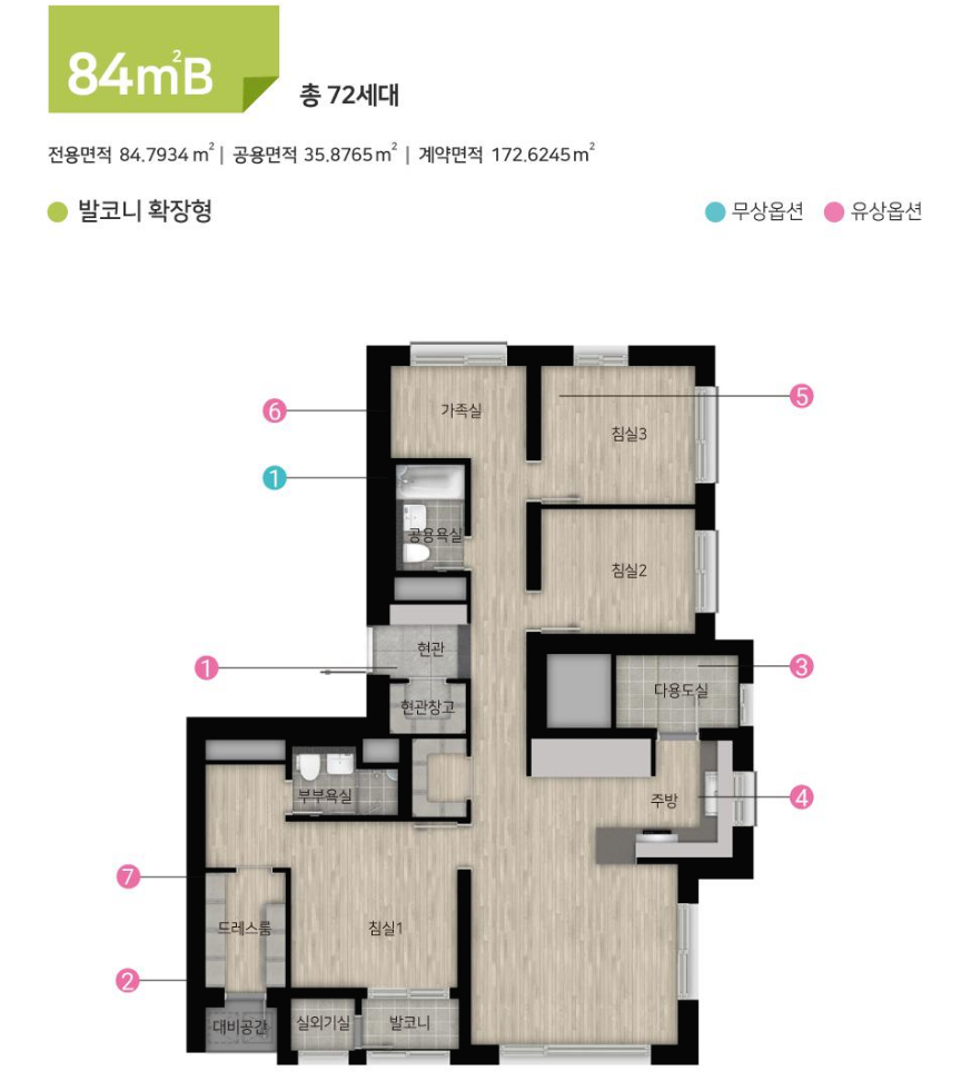 힐스테이트 대구역퍼스트 평면도