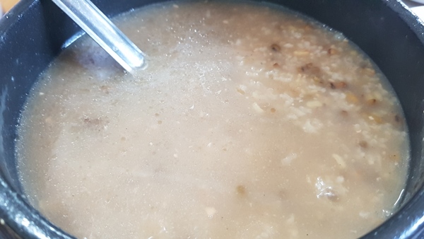 전주 삼천동 안행집의 오리도가니 죽