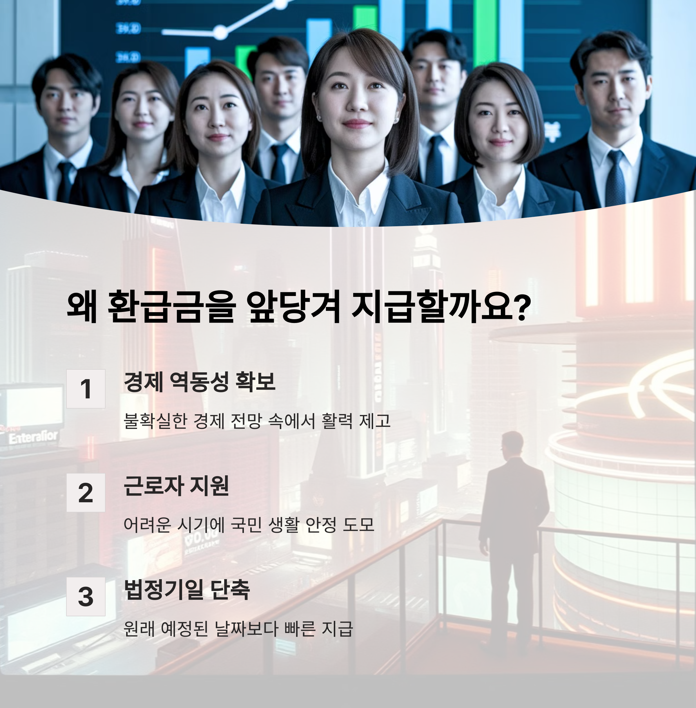 환급금 조기 지급
