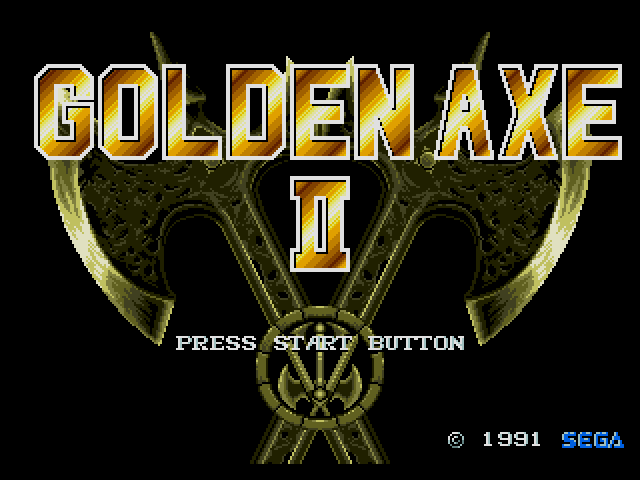  골든 액스 2 Golden Axe II World (메가 드라이브 - MD / Sega Genesis)