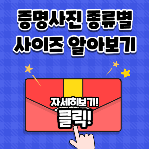 증명사진 사이즈 규정 규격 픽셀정리(주민등록증, 여권, 운전면허증)✅