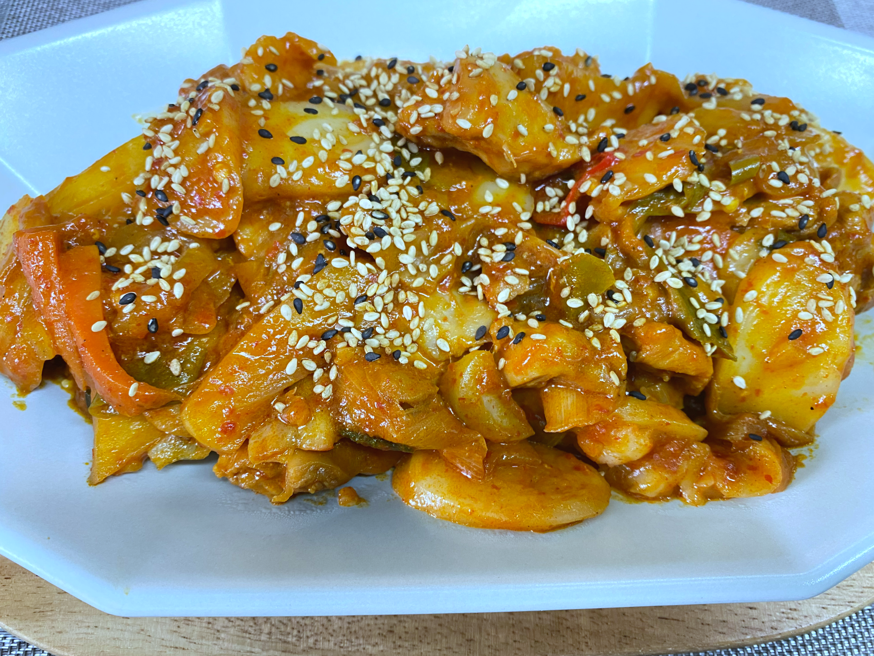 닭갈비 완성