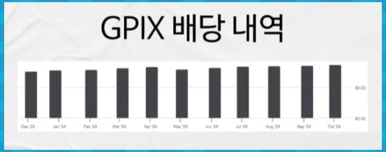 GPIX 배당 내역