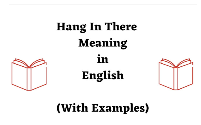  [영어] Hang in there를 아시나요?
