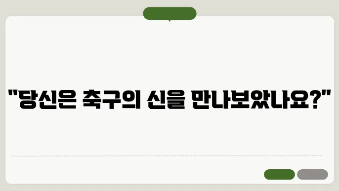 안정환 리즈