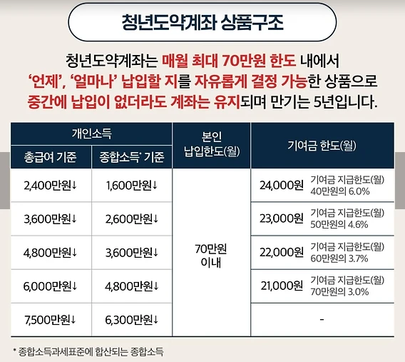 청년도약계좌 상품구조
