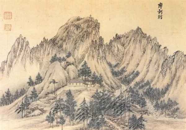 단원 김홍도 금강사군첩 &quot;마하연(摩訶衍)&quot;역사적 배경과 불교적 상징, 감상 포인트 살펴 보기