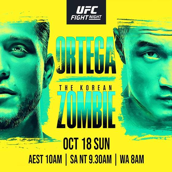  정찬성 오르테가 중계 UFC 인터넷 무료보기