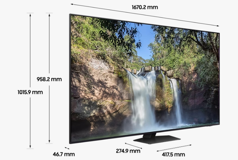 삼성전자 TV 2024 Neo QLED QND85 189cm(75인치) 스탠드형, 풀 모션 슬림핏 벽걸이형