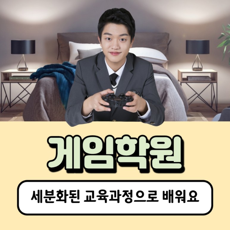 게임학원세분화된 3