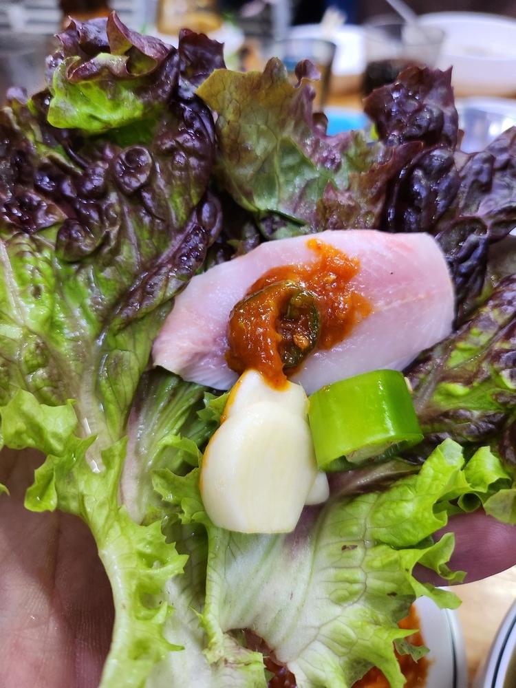 금산식당 반댕이회삼