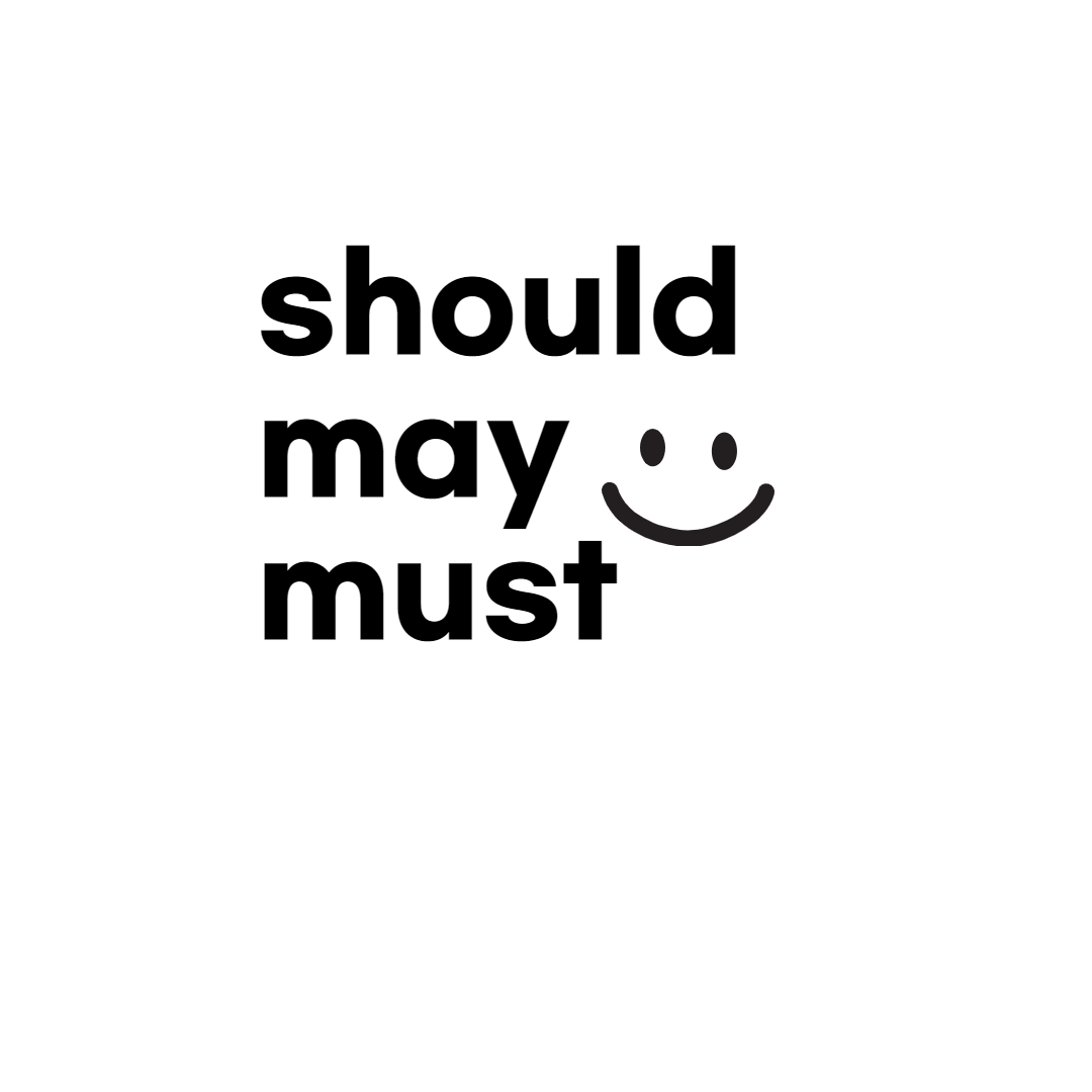  should,may,must 에 대하여