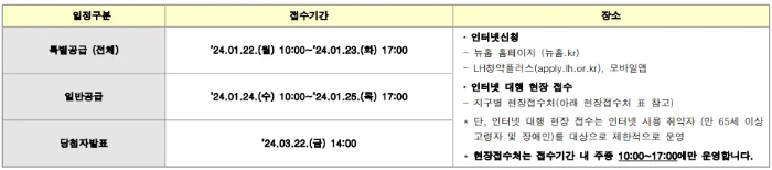 청약일정