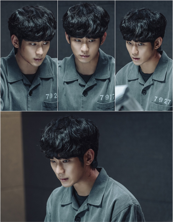  '어느날' 김수현, 압박 취조 현장서 빛난 명불허전 '눈빛 연기' [사진]
