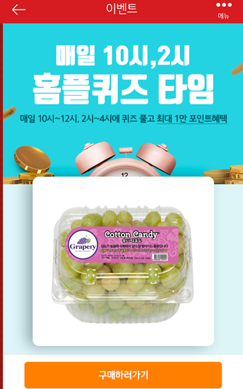  [앱테크]홈플러스퀴즈11월9일오전10시 오후2시문제의 정답,홈플사과