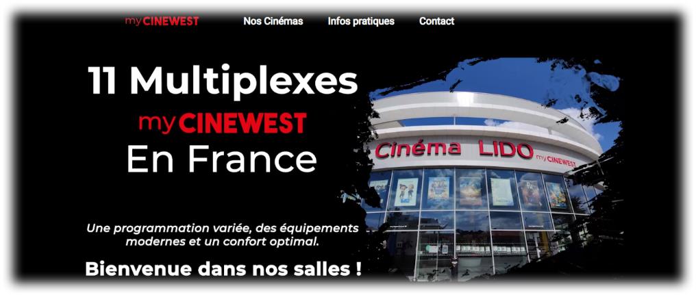 Cin&eacute;ma Capitole My CINEWEST (시네마 카피톨 마이 시네웨스트) 둘러보기 (홈페이지) ; 남프랑스 아비뇽 (avignon) 여행 명소 영화관