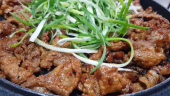연탄불고기 오리양념불고기
