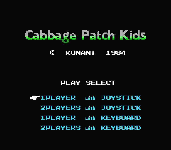  Cabbage Patch Kids - MSX (재믹스) 게임 롬파일 다운로드