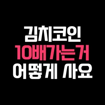 김치코인 종류 전망_18