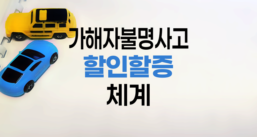 가해자불명사고 할인할증 체계와 영향