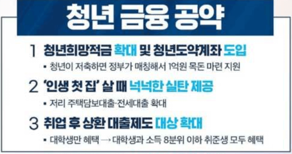 청년도약계좌 공약 사진