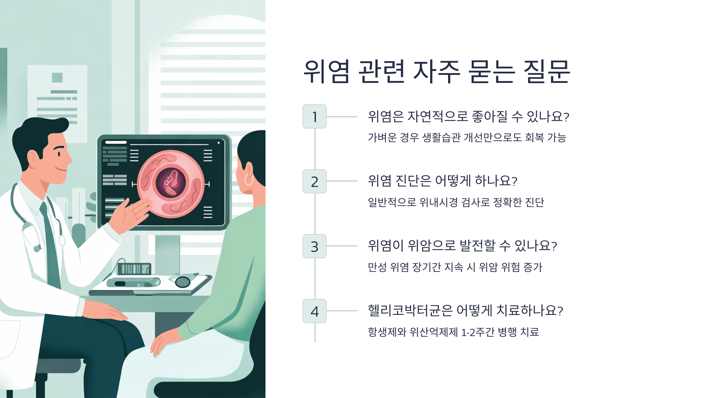 위염 관련 자주 묻는 질문