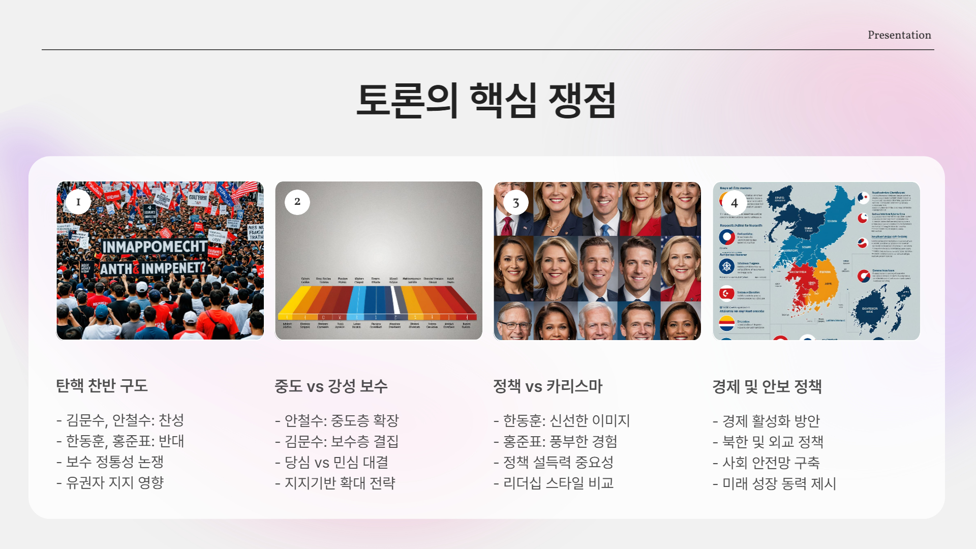 토론의 핵심 쟁점은?