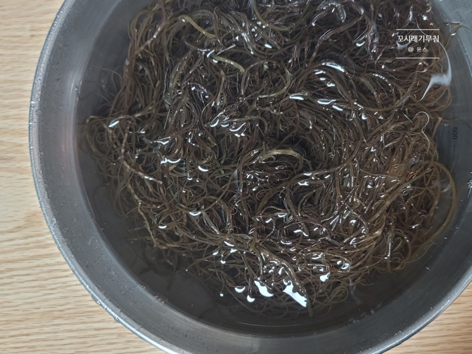 꼬시래기무침 만드는법 겨자소스 4