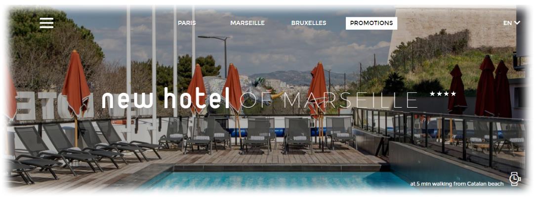 New Hotel Of Marseille (뉴 호텔 오브 마르세유) 홈페이지 둘러보기 ; 남프랑스 마르세유호텔 여행