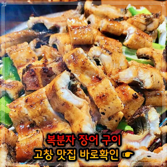 고창 선운사 맛집 복분자 장어구이