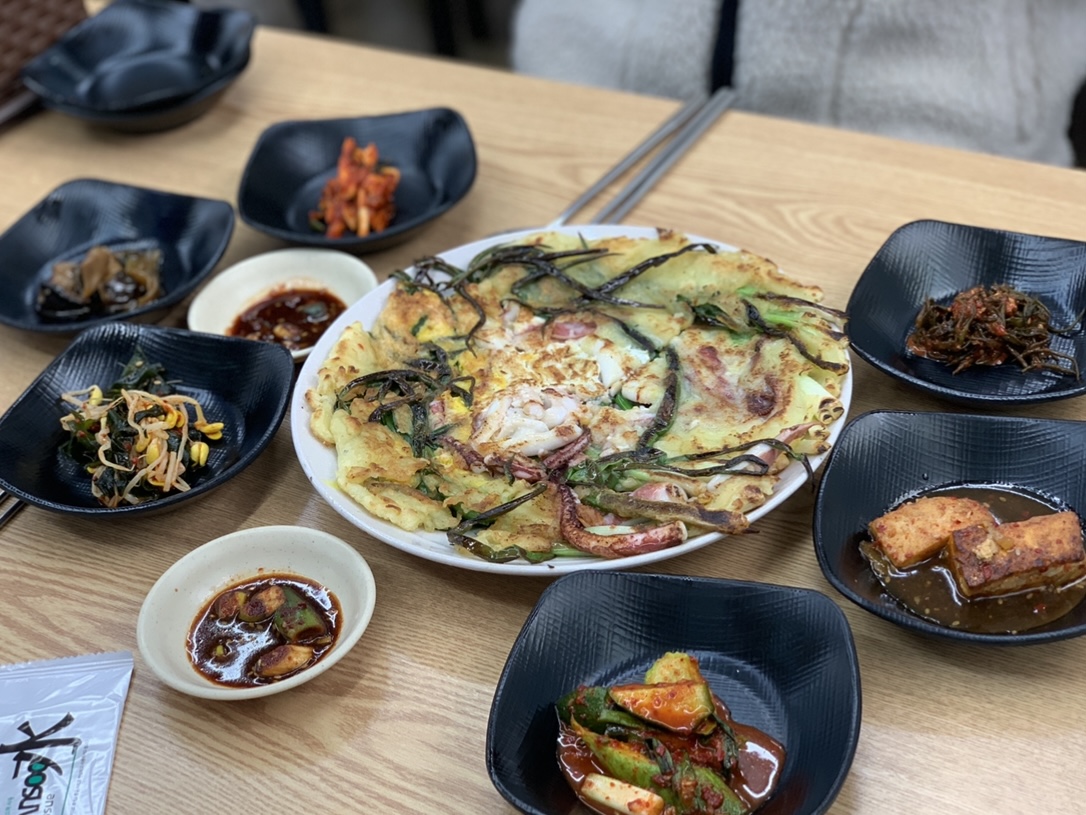 다래헌 오징어파전