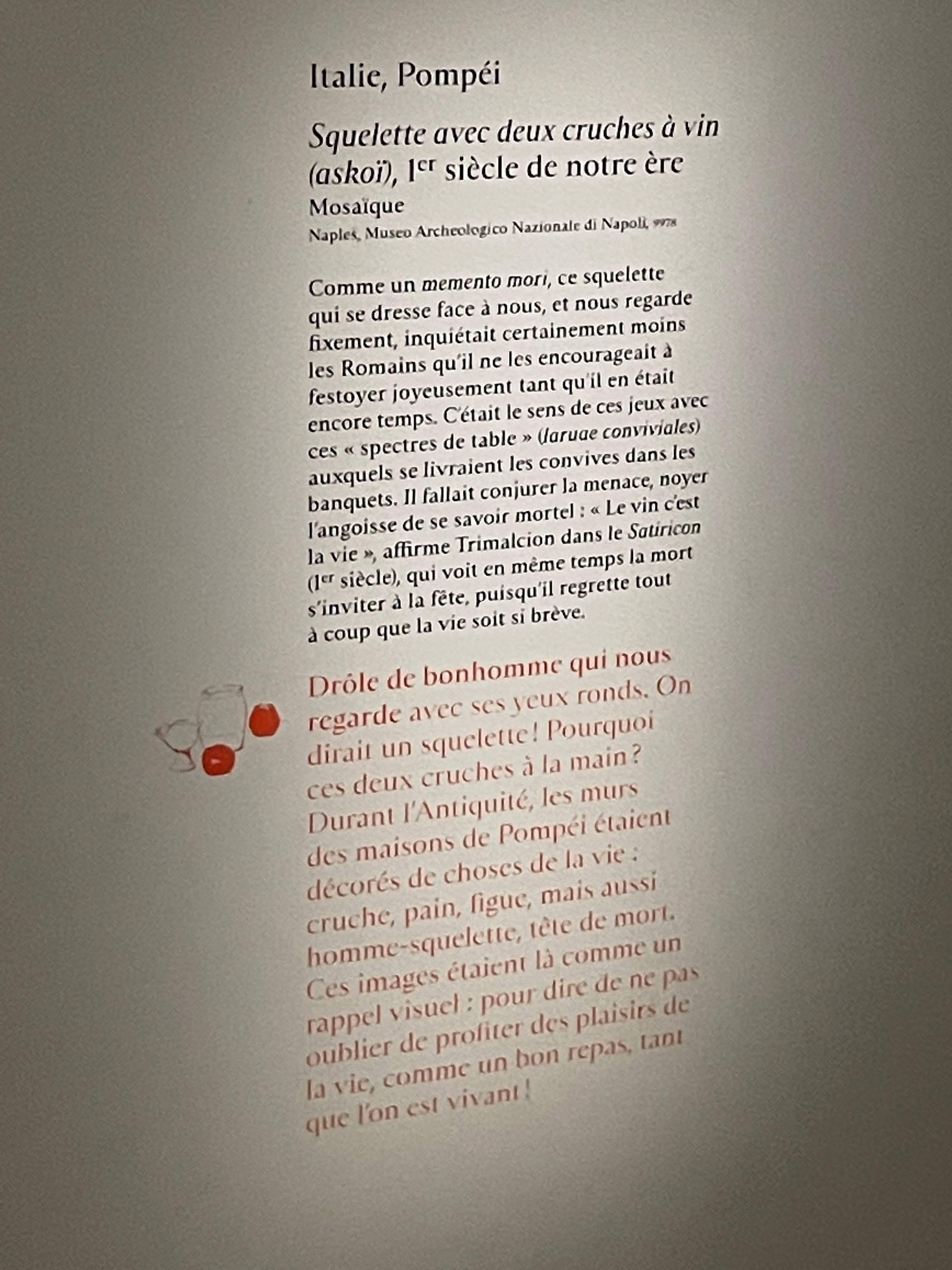 사물들, 루브르박물관 전시회, 9