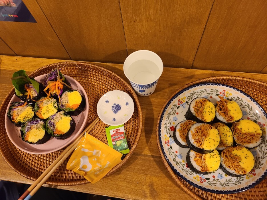 주스에그 김밥