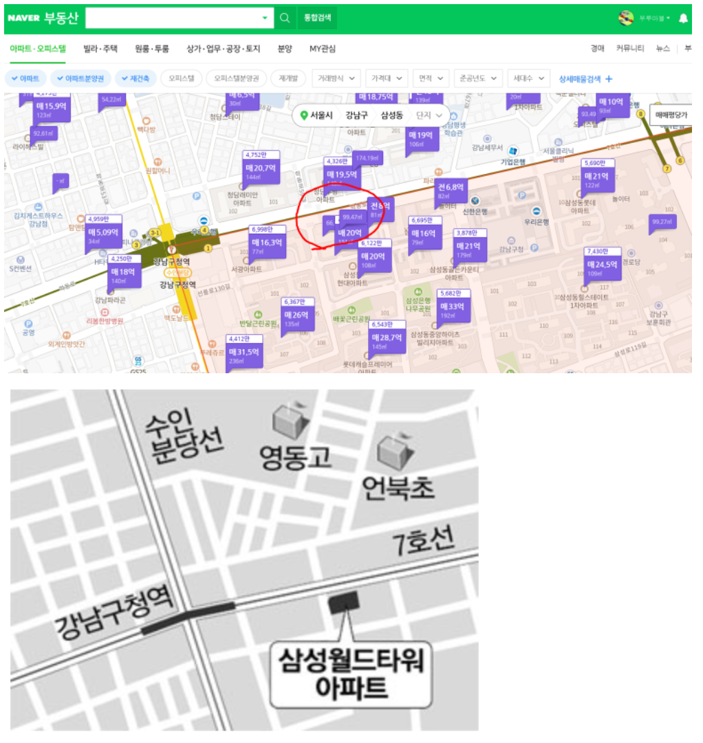  삼성월드타워아파트 공개매각(줍줍) 공고 마음대로 분석.